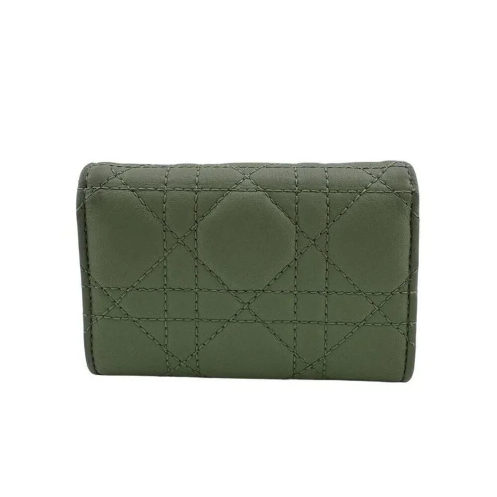 Dior Gricine Wallet Bifold Green